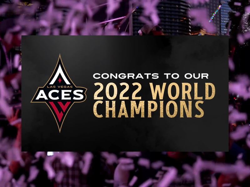 Las Vegas Celebrates its First Major Professional Sports Championship Title, Las Vegas Aces World Ch