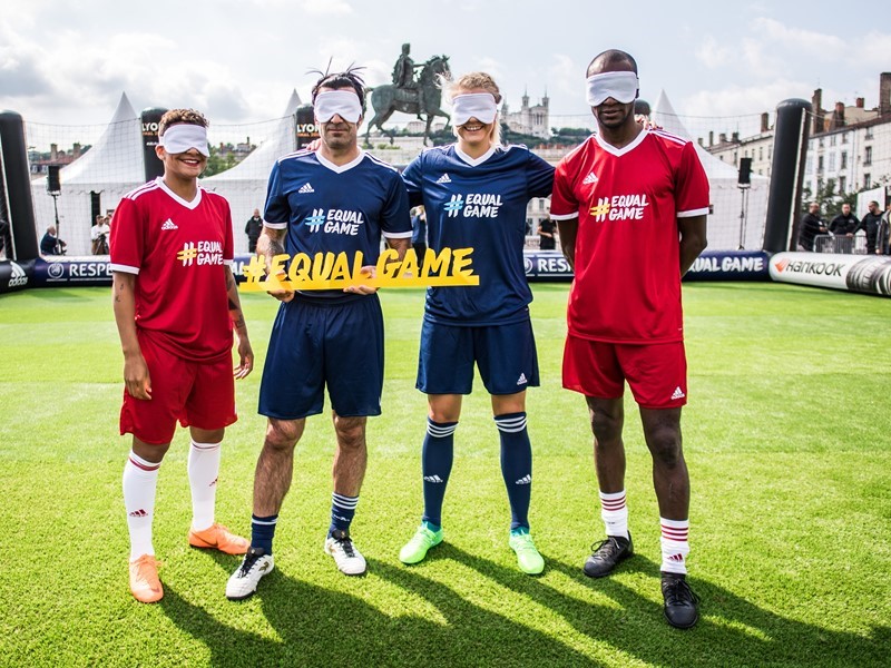 #EqualGame stars lineup alongside football legends before Europa League final